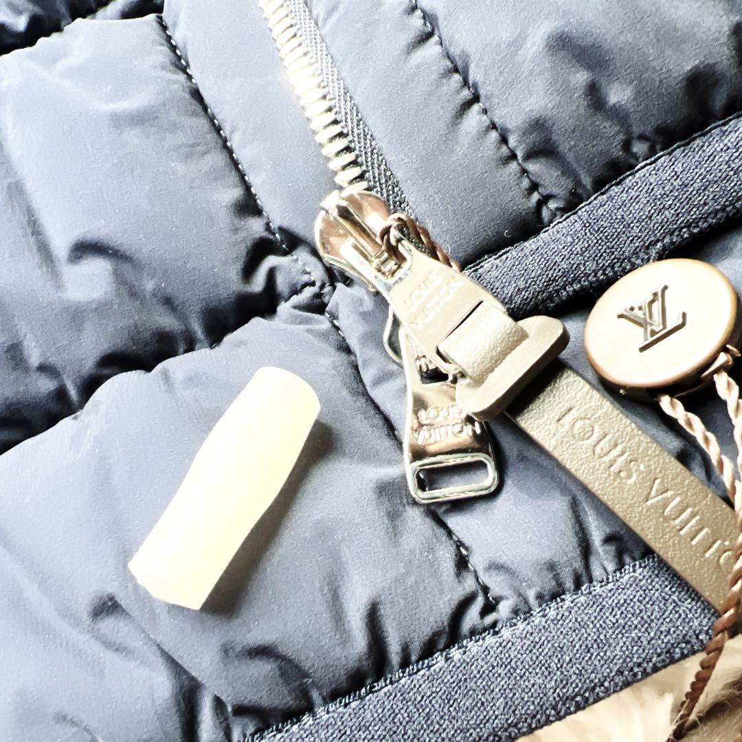 新品 LouisVuitton ヴィトン キルティング ベスト ネイビー ジレ