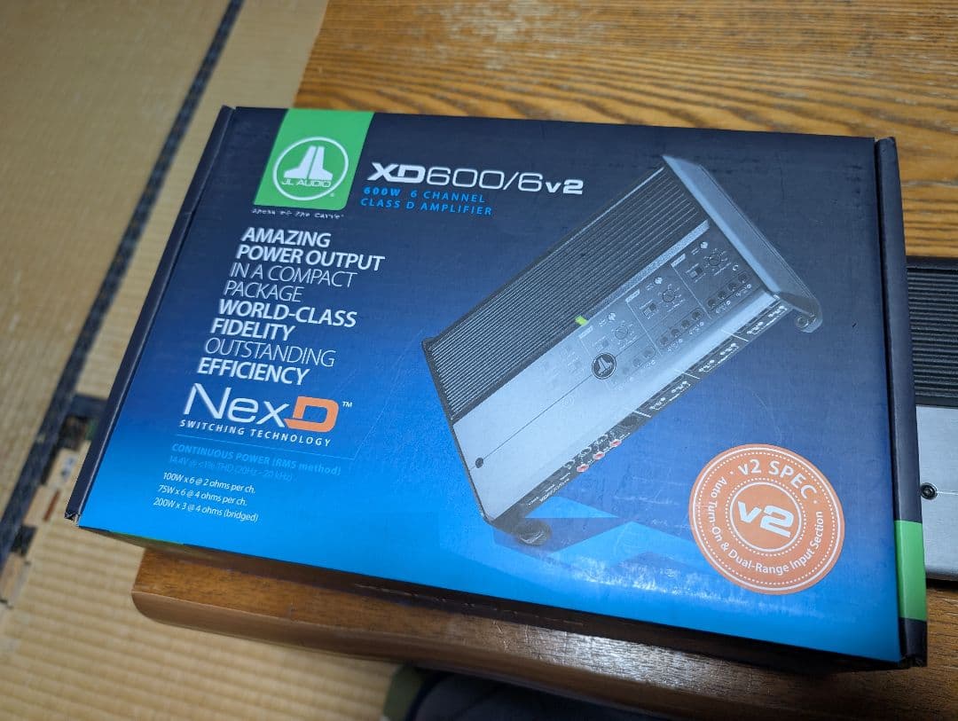 JL Audio XD600/6v2 カーアンプ　極美品 JL Audio XD600/6v2 カーアンプ 極美品 - メルカリ
