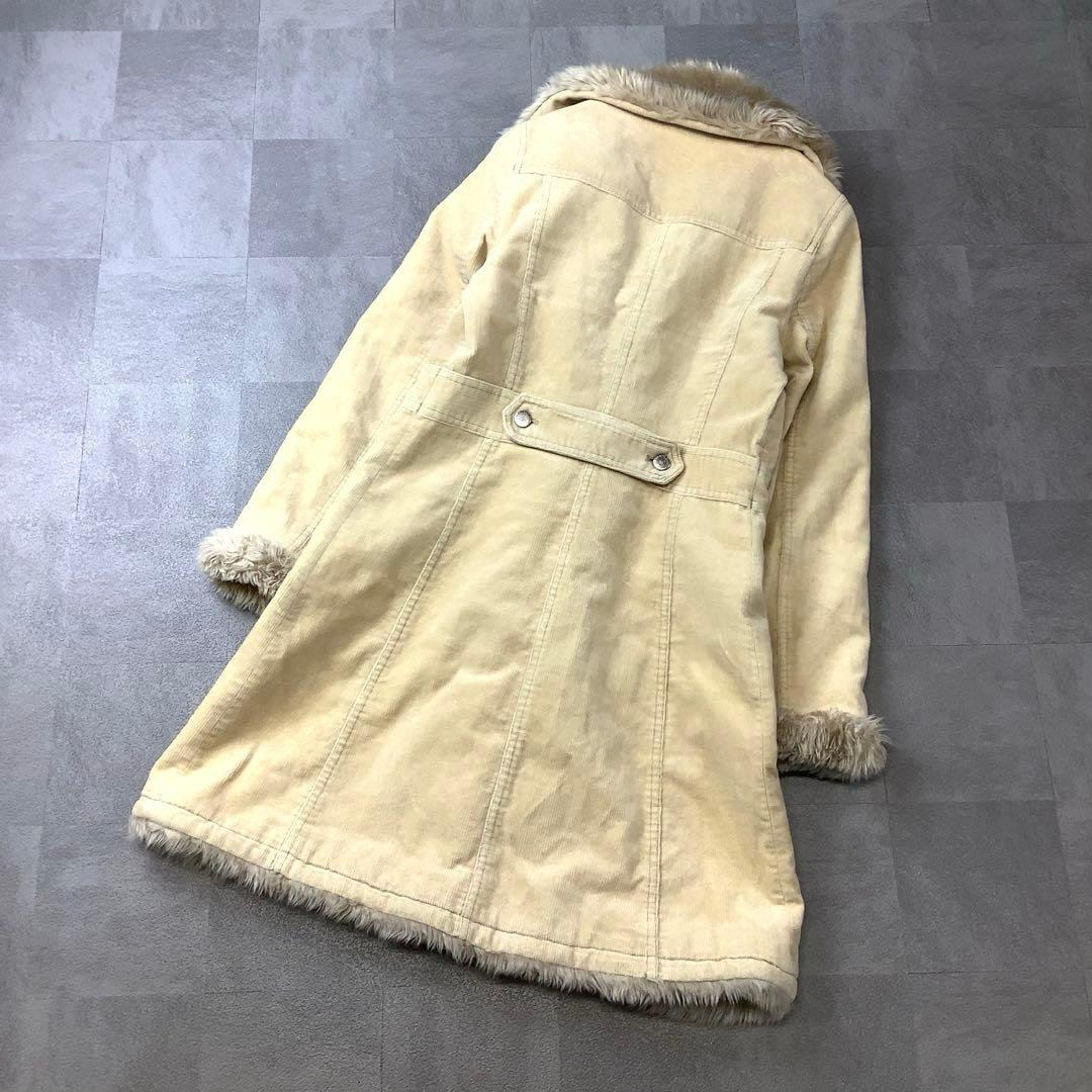 BURBERRY BLUE LABEL コーデュロイ 中綿コート ベージュ系