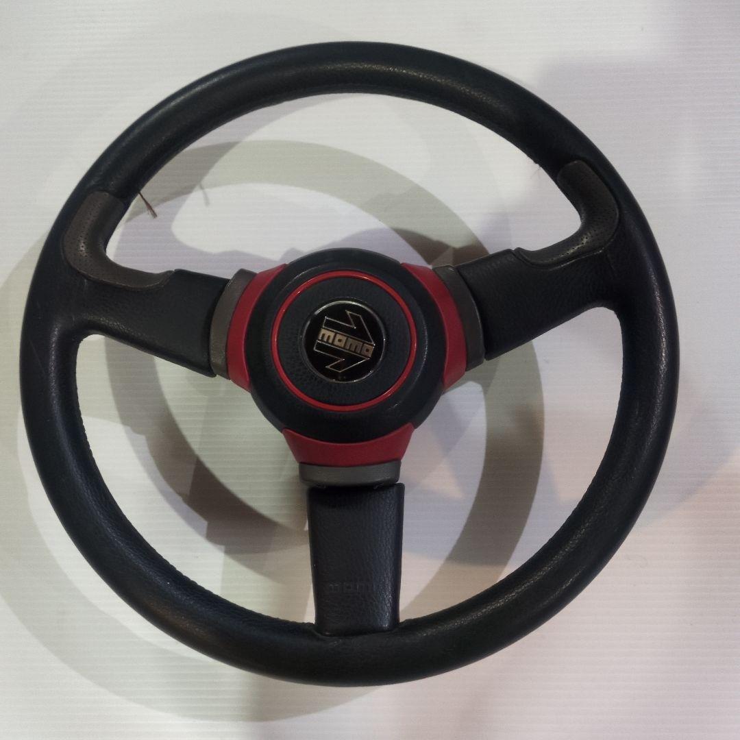 MOMO スポーツステアリングホイール 黒/赤 楽天市場】【送料無料】 MOMO形状対応 ステアリング 黒×赤 32Φ 320mm