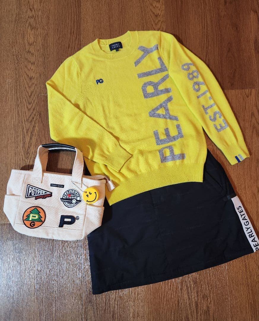 【超美品】PEARLY GATES ダークネイビー 中綿スカート 防寒 ダウン PEARLY GATES（パーリーゲイツ） スカート 「PEARLY GATES」Ny