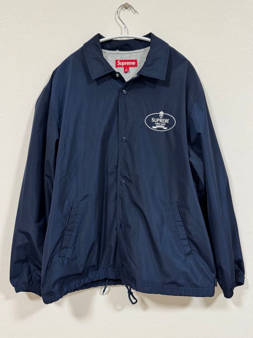 supreme crest coaches jacket navy m 24aw - メルカリ