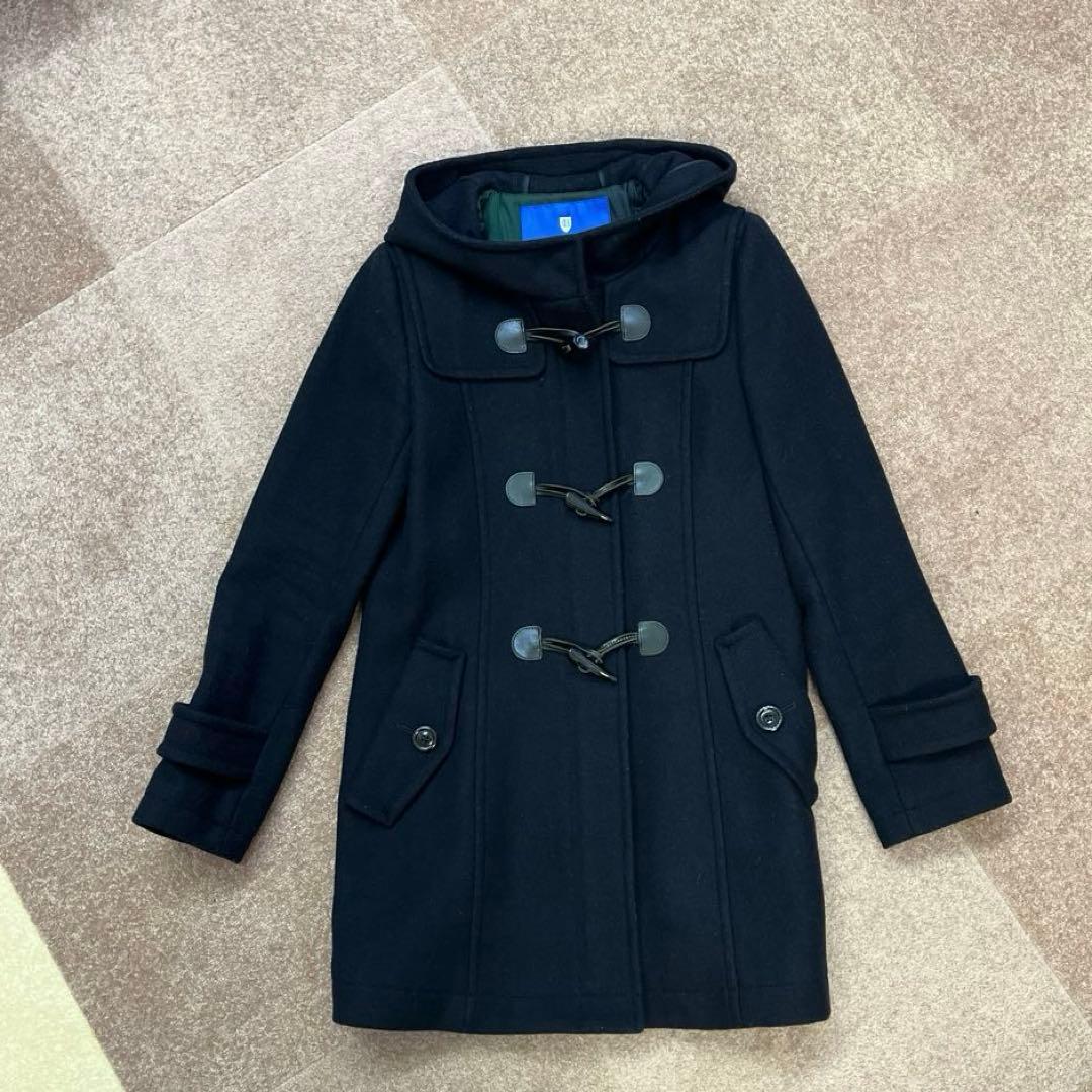 バーバリーブルーレーベル　ダッフルコート　40 Ｌ　紺 バーバリーブルーレーベル ダッフルコート 紺 - メルカリ