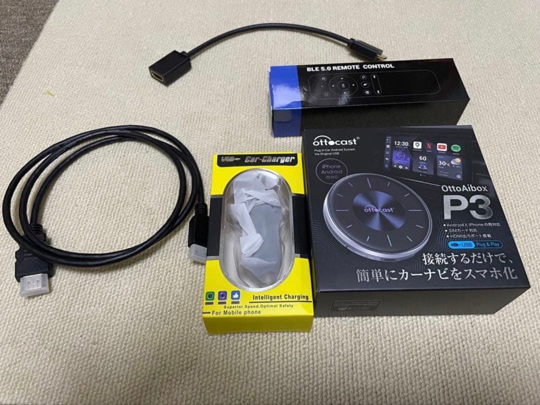 Ottocast P3 AIBOX オットキャスト P3 YOUR SHOP PCS46-JL Ottocast オットキャスト OttoAibox P3 ライト