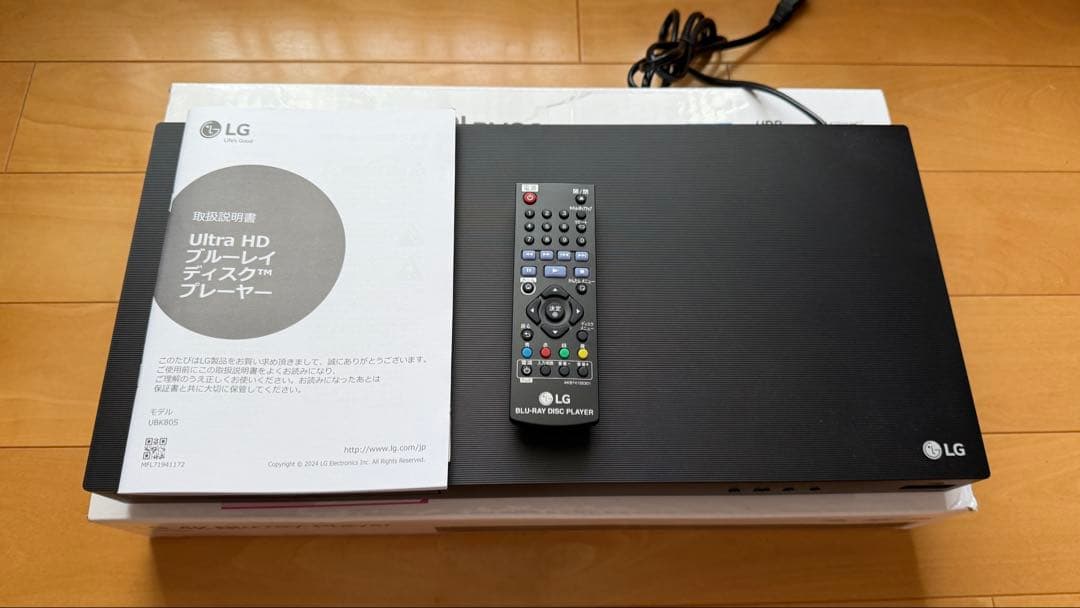 LG Ultra HD ブルーレイプレーヤーUBK80S LG UBK80S 4Kブルーレイディスクプレーヤー HDR10 BT.2020 Ultra HD