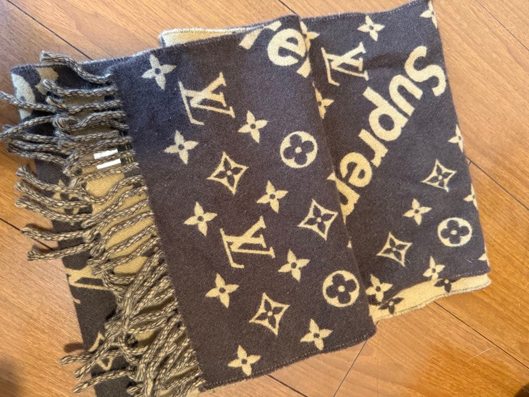 Louis Vuitton Supreme マフラー LOUIS VUITTON|SUPREMEコラボ マフラー|【ハードオフ公式通販】オフ