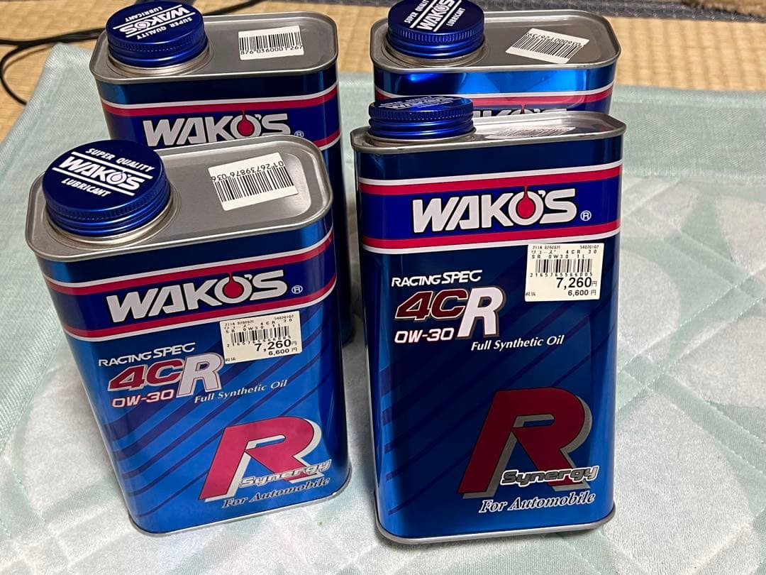 フォーシーアールSR WAKO'S 4CR SR 0W-30 4缶セット WAKO'S ワコーズ フォーシーアールSR 4CR-SR 粘度(0W-30) 4CR-30SR