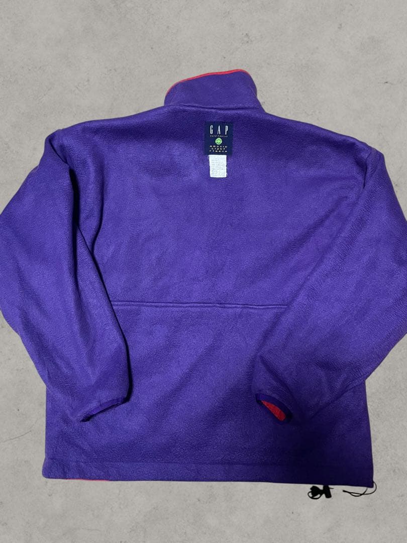 90s OLD GAP グリセード ナイロンジャケット リバーシブル 赤/紫