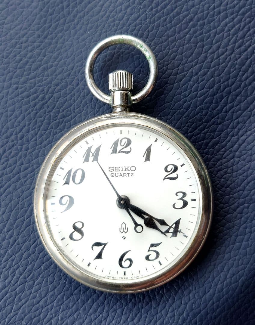 【稼働】東海道新幹線開業20周年刻印あり セイコーSEIKO 鉄道時計 懐中時計 セイコー(SEIKO)鉄道時計SVBR003/懐中時計 – 正美堂時計店