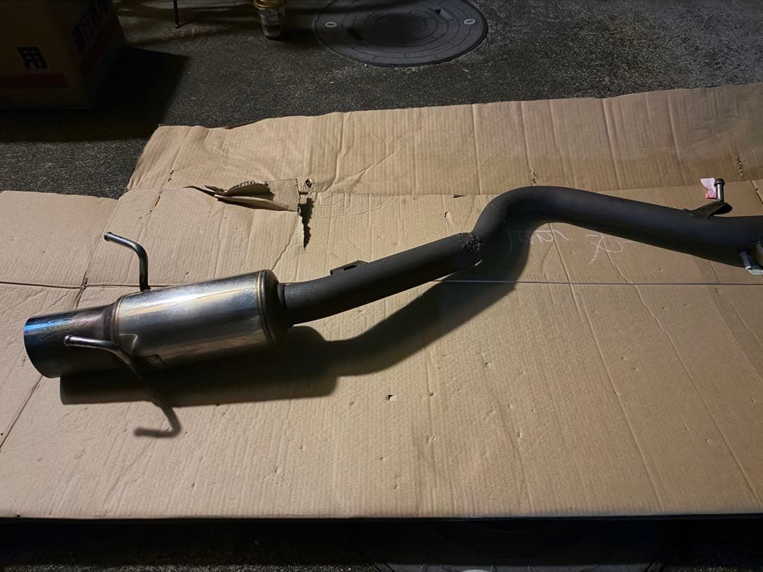 アルテッツァ　ガナドール　チタンマフラー　リアピース GANADOR ガナドール チタニウムブルーテール 左右2本 マフラー