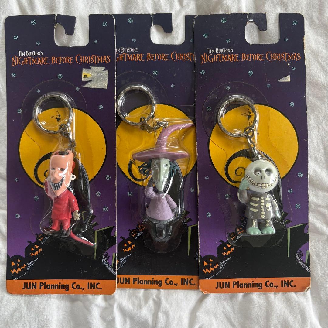 ナイトメア・ビフォア・クリスマス 悪ガキトリオ キーホルダー 3体