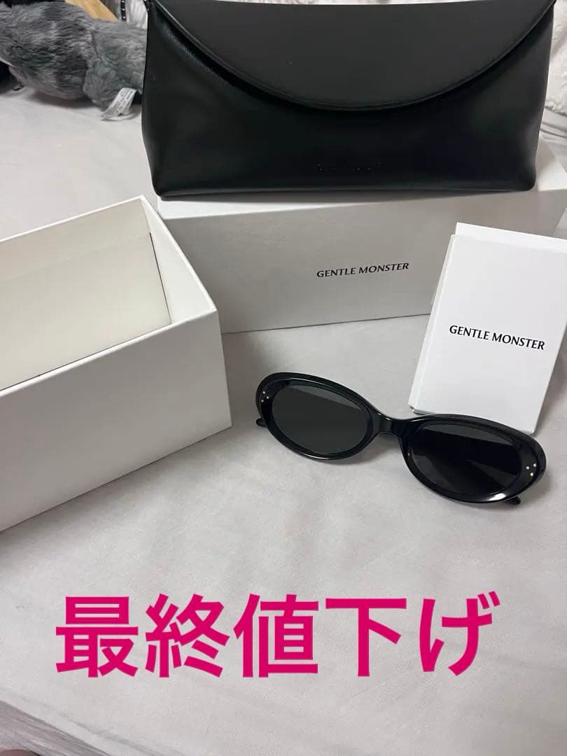 小物 GENTLE MONSTER cocoa GentleMonster Cocoa 01 Sunglasses Black Frame Black Lenses | eBay