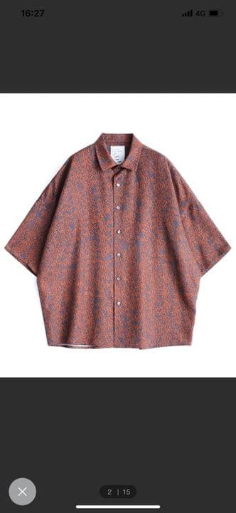 トップス LETTERING PATTERN S/S SHIRTS SHAREEF（シャリーフ）の「LETTERING PATTERN L/S SHIRTS（シャツ