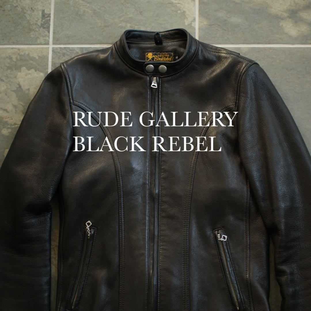 ルードギャラリー ブラックレベル ARROW ディアスキン レザー ジャケット RUDE GALLERY BLACK REBEL(ルードギャラリーブラックレーベル