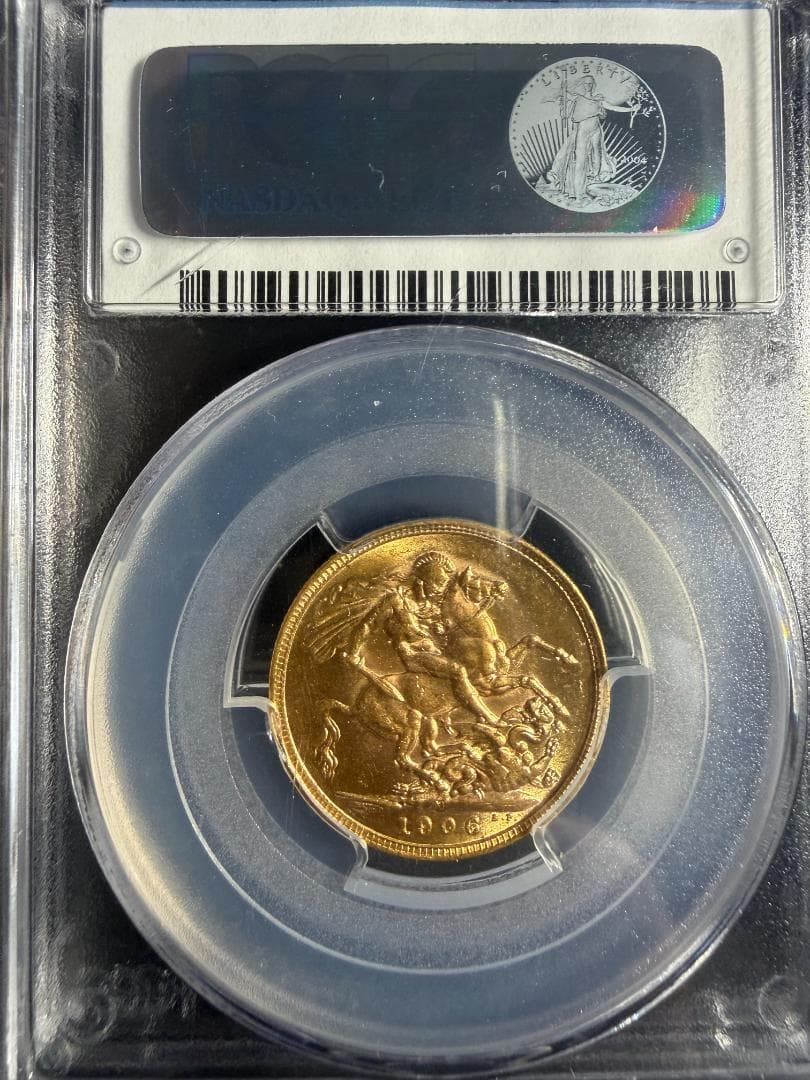 PCGS MS62】1906-M オーストラリア ソブリン金貨 エドワード7世 - メルカリ