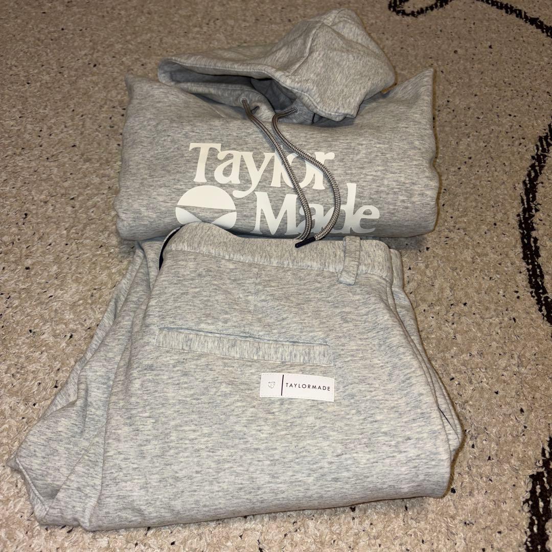 TaylorMadeクラシックロゴフーディ サイズO ジョガー サイズL set TaylorMadeクラシックロゴフーディ サイズO ジョガー サイズL set