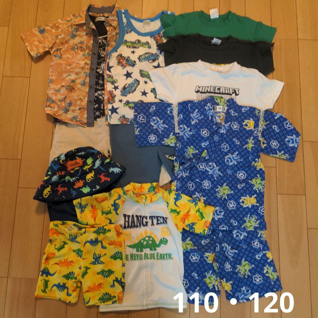 110・120 子供服まとめ売り 男の子 水着 帽子 甚平 - メルカリ