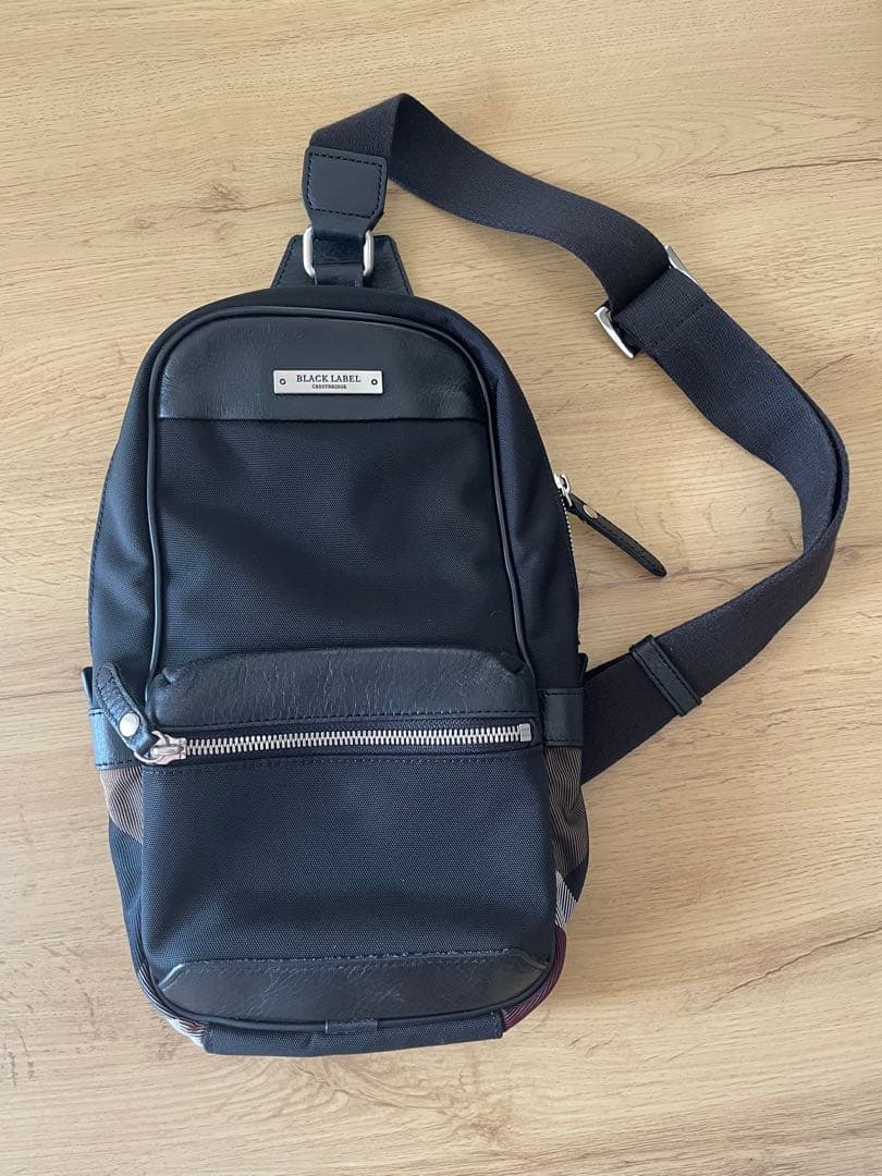 BLACK LABEL ボディバッグ ブラック BLACK lab.】ロゴプリントボディバッグ（バッグ）｜BLACK LABEL