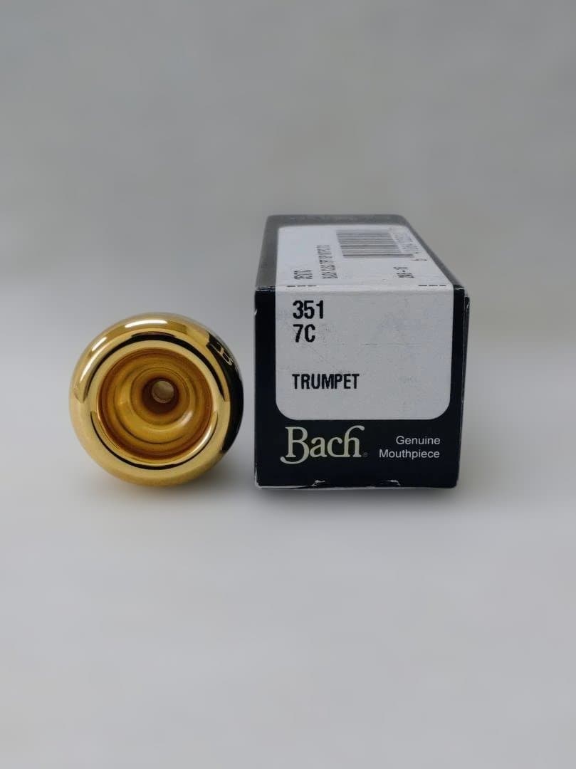 Bach トランペットマウスピース　7C　ゴールド Bach 7C GP マウスピーストランペット 金メッキ バック 【 イオン