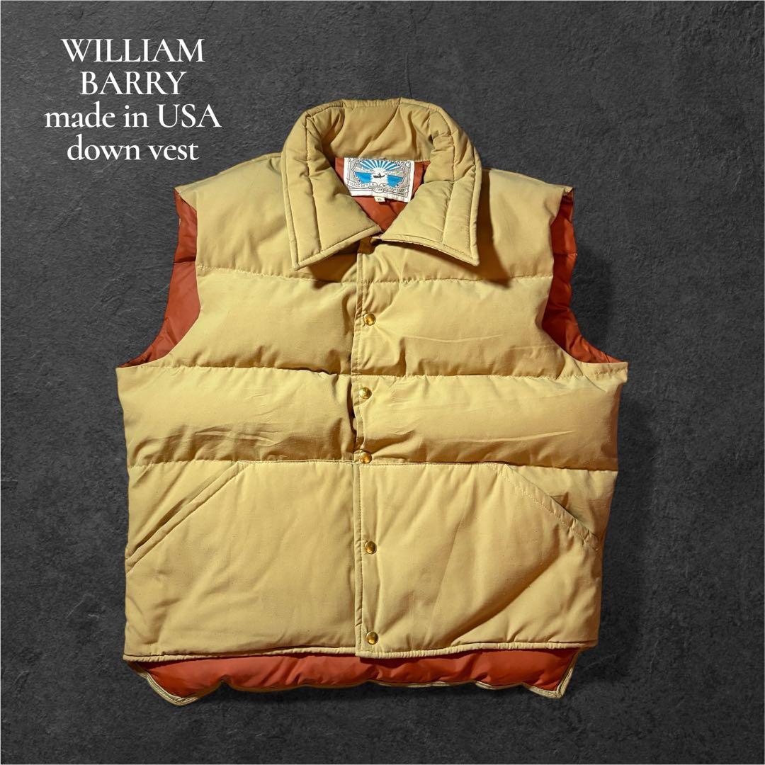 70s80WILLIAMBARRYダウンベストUSA製STRUGGLE GEAR vintage 80's〜 STRUGGLE GEAR ダウンベスト | vintage clothing twoface