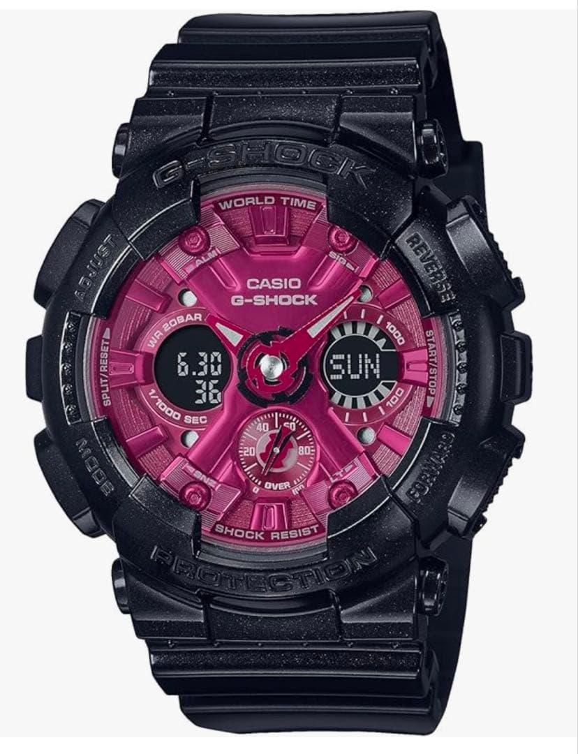 GMA-S120RB-1AJF ブラック/レッド 腕時計　Ｇショック カシオ Gショック G-SHOCK GMA-S120RB-1AJF メンズ｜腕時計本舗