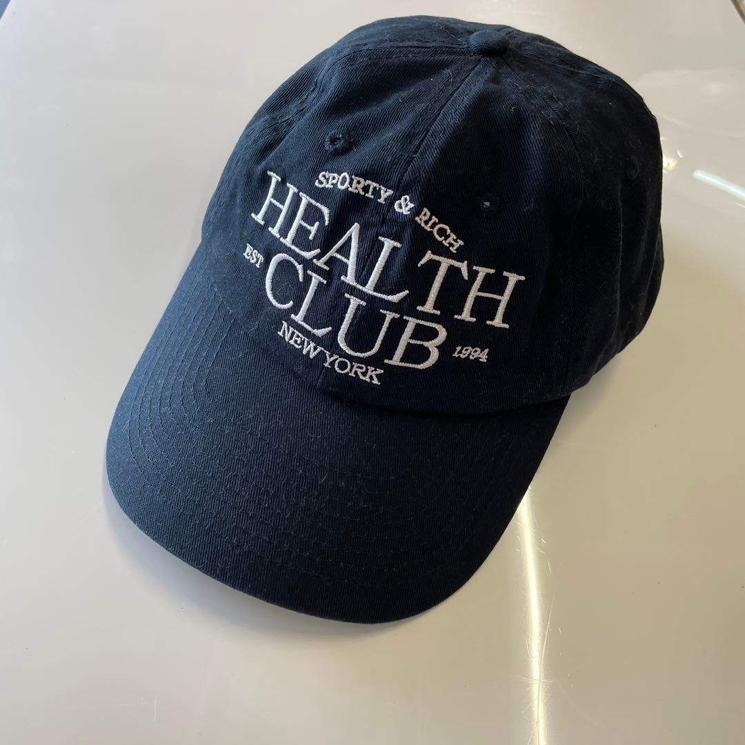 美品　sporty&rich キャップ　帽子　人気完売品 Sporty&Rich＞NEW YORK HEALTH CLUB CAP/キャップ