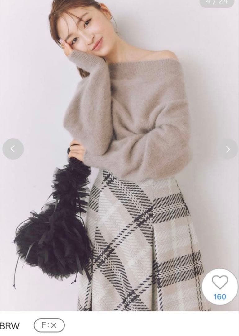 値下げ！新品未使用タグ付き SNIDELフォックスアルパカオフショルプルオーバー フォックスアルパカオフショルプルオーバー(ニット)｜トップス｜SNIDEL