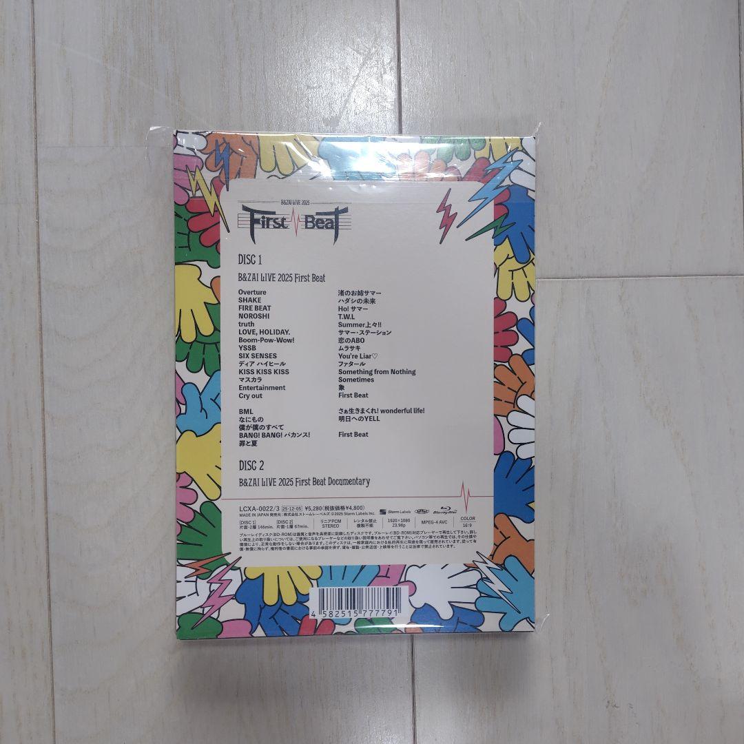 B&ZAI LIVE 2025 First Beat Blu-ray - メルカリ