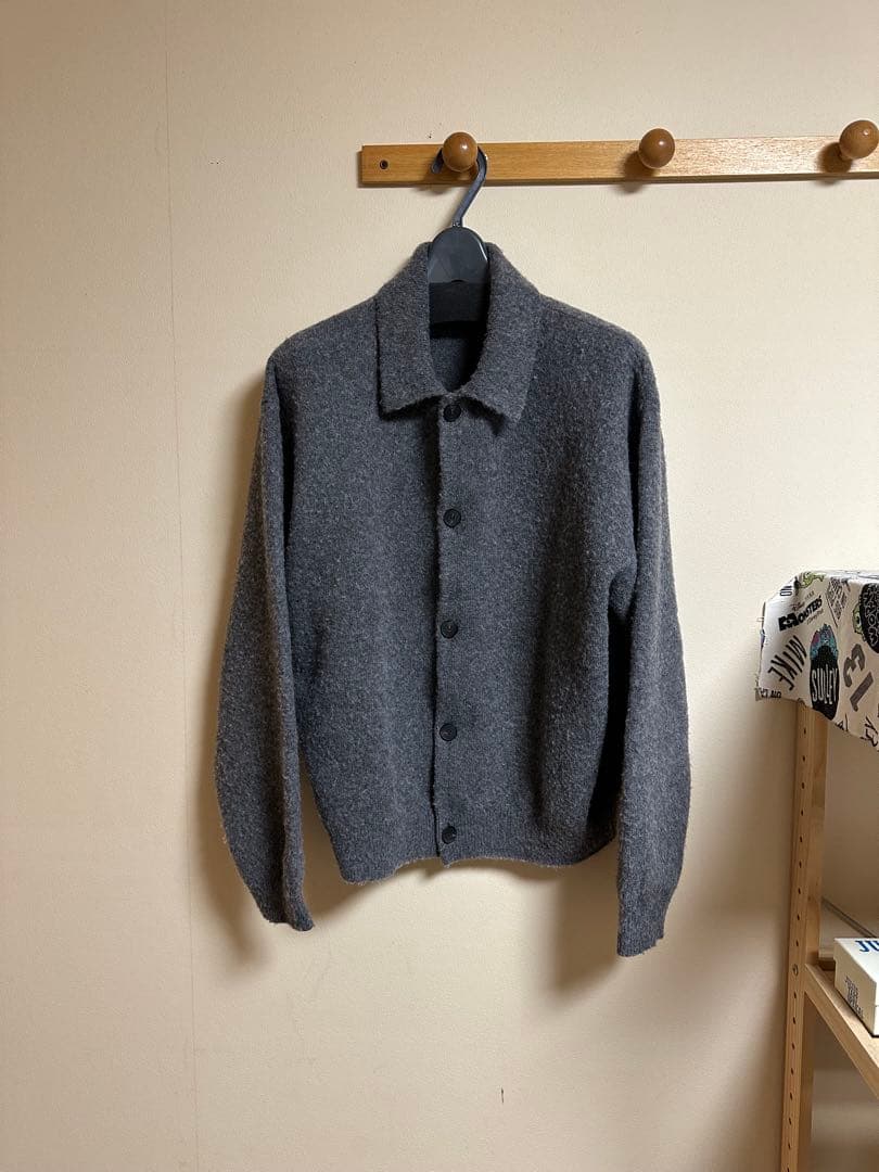 h beauty & youth ナッピングウール ポロカラー カーディガン - メルカリ