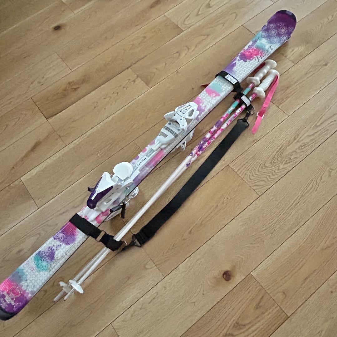 Hart女性用 スキー板145㎝ 紫白 小学校高学年・中学生 ジュニアスキー