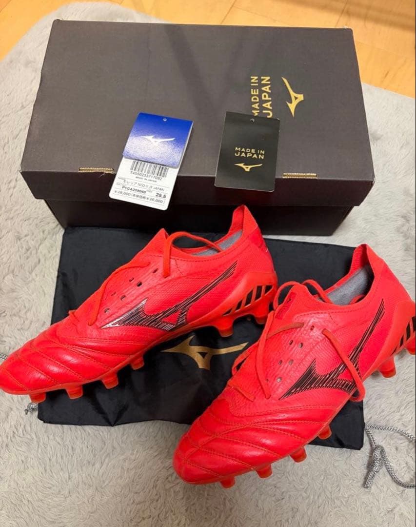 サッカースパイク　ミズノ　モレリアネオ3β レッド　限定カラー モレリア NEO 3 JAPAN β レッド×ブラック | ゲキサカFCストア