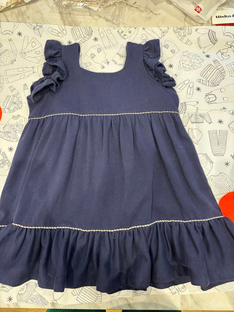 ワンピース misha and puff ruffle dress Misha & Puff Ruffle Ingrid Dress - Ink Playgr
