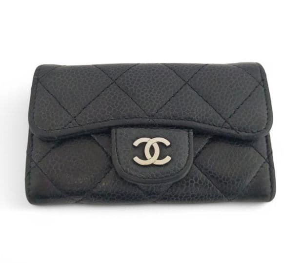 シャネル　キーケース 6連 マトラッセ　キャビアスキン ココマーク　ブラック 楽天市場】CHANEL シャネル ココボタン 6連キーケース ココマーク