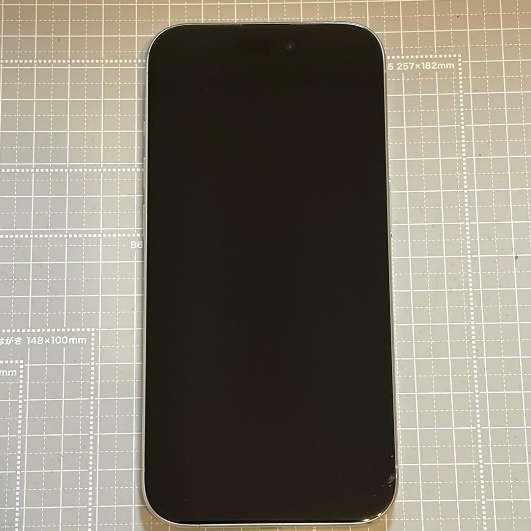 iPhone15 Pro 128GB ホワイトチタニウム バッテリー97% - メルカリ
