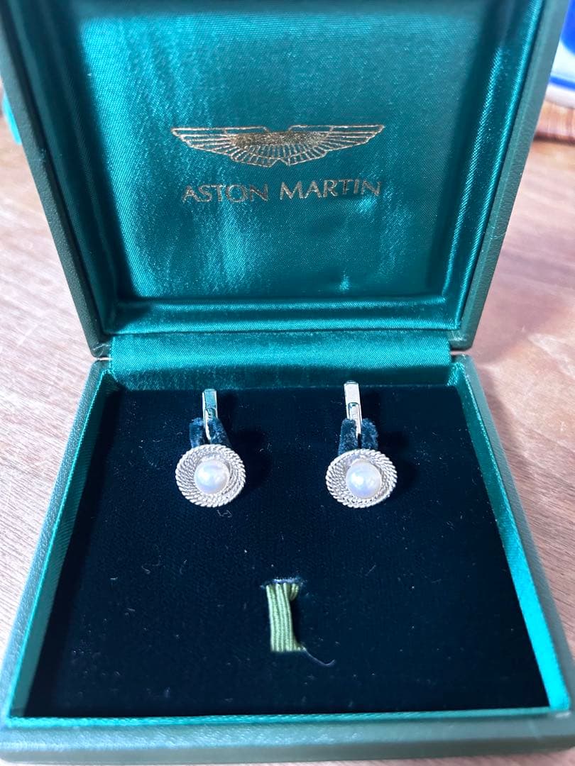 アストンマーティン　パール　カフス アストンマーチン（ASTON MARTIN） タイピン タイバー カフスセット