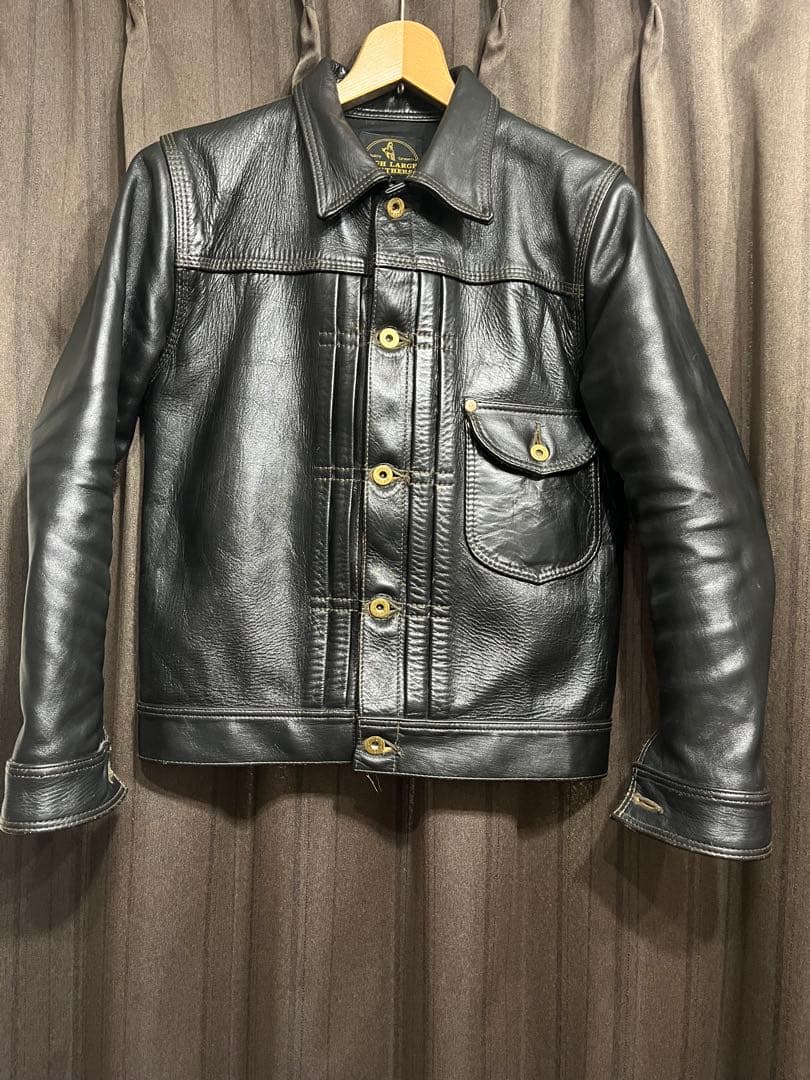 最終値下げ　売り切り　ハイラージレザーズ　ガスリー　馬革　本革レザージージャン型 最終値下げ 売り切り ハイラージレザーズ ガスリー 馬革 本革レザー