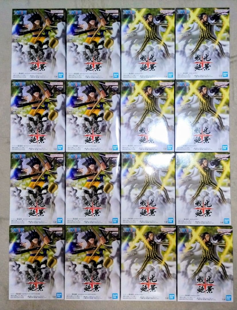 ワンピース 戦光絶景 フィギュア ルフィ GEAR4 ボルサリーノ 16個