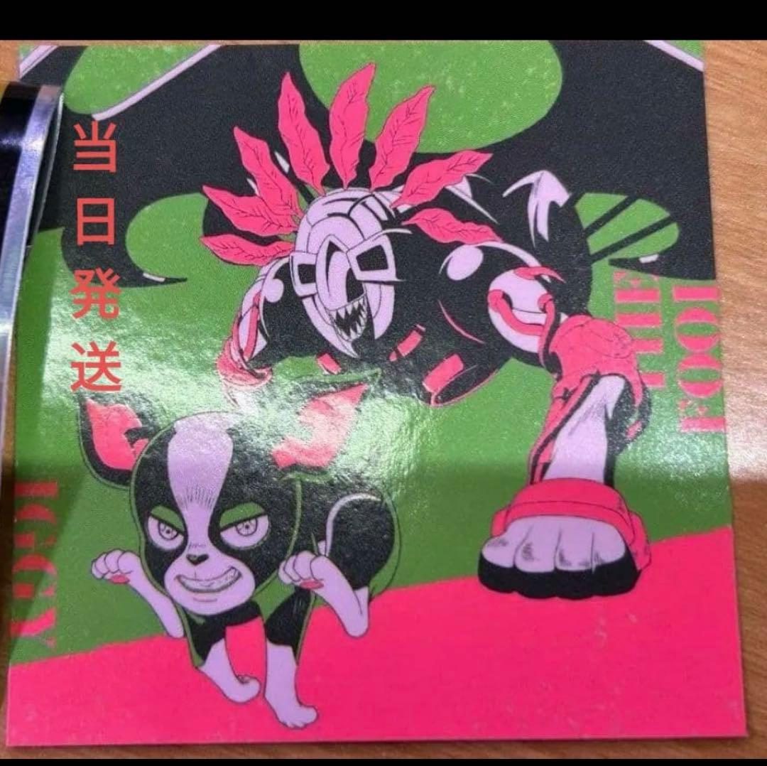 ジョジョの奇妙な冒険 スシローコラボ ステッカー イギー 承太郎