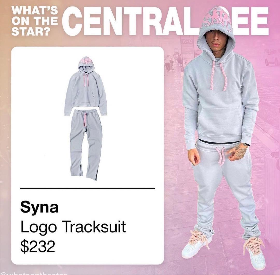 syna 【xxxᴛᴇɴᴛᴀᴄɪᴏɴ】Syna World セットアップグレーピンク