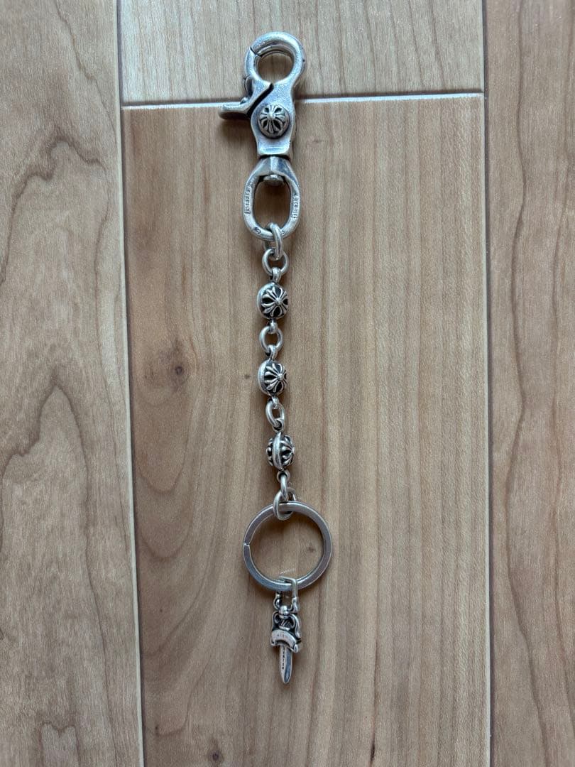 クロムハーツ　CLIP NO2 BALL 3D キーリング CHROME HEARTS（クロムハーツ） CLIP No2 BALL 3D #2 クロス ボール