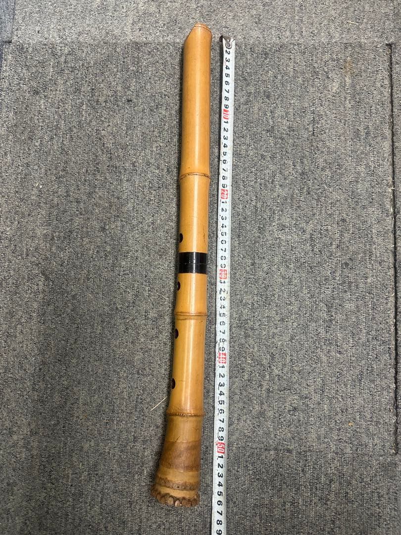 根竹・銘あり・良音材】尺八 1尺8寸相当 / 古管・