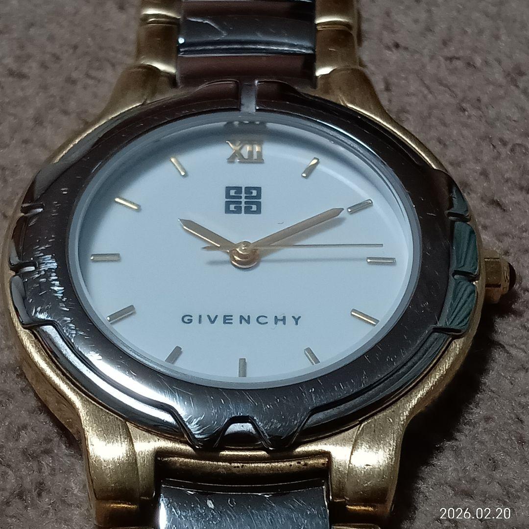 電池交換済 GIVENCHY 腕時計 クォーツ ゴールド ジバンシィ - メルカリ