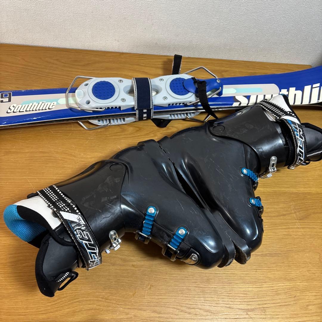 メンズ　ショートスキー　ファンスキーセット　27 -27.5 cmブーツ付