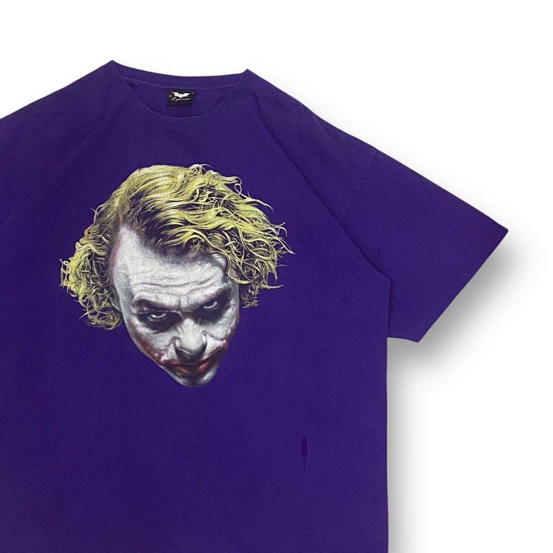 00s Dark Knight ダークナイト　ジョーカー　Tシャツ　レアカラー 古着 00s DC Comic BATMAN The Dark Knight JOKER バットマン ダーク