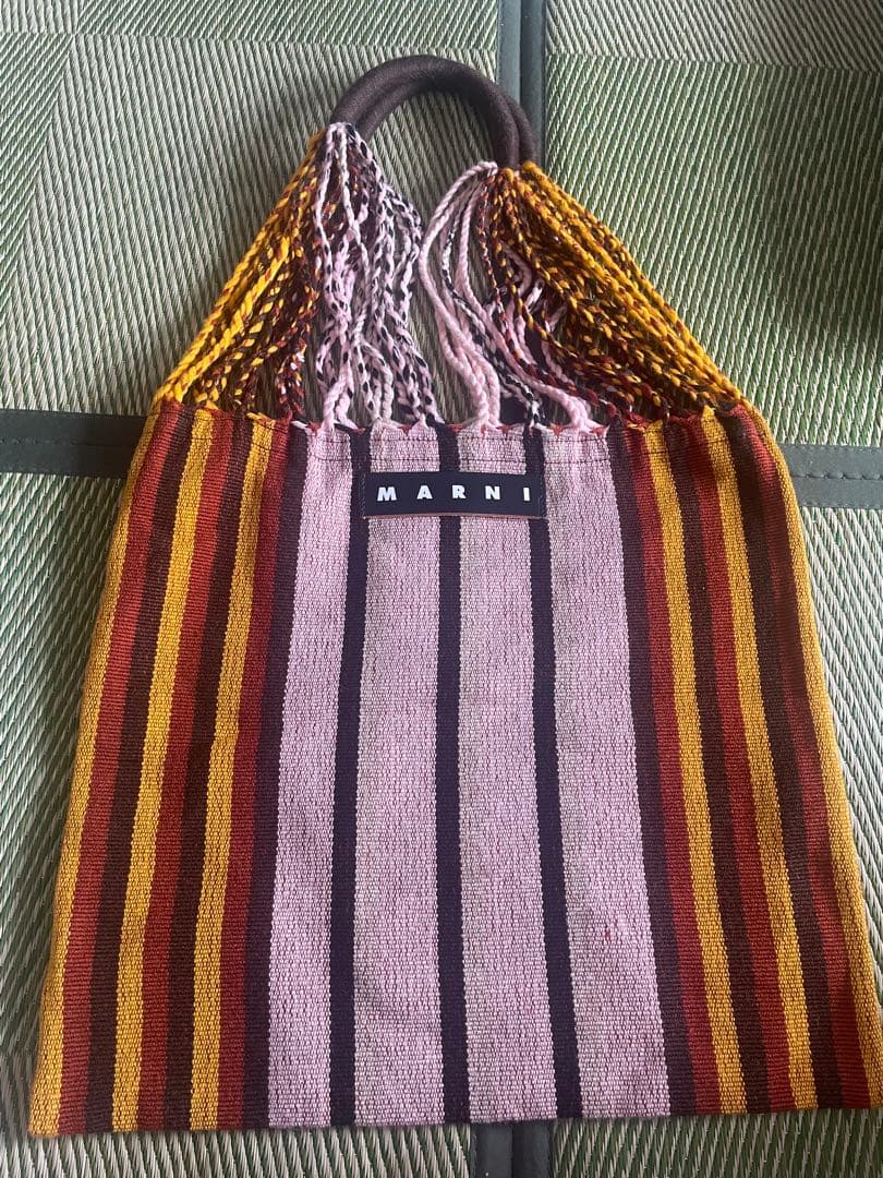 【美品】MARNI(マルニ) Flower cafe ハンモックバッグ MARNI（マルニ） バッグ ハンモック MARNI FLOWER CAFE HAMMOCK BAG