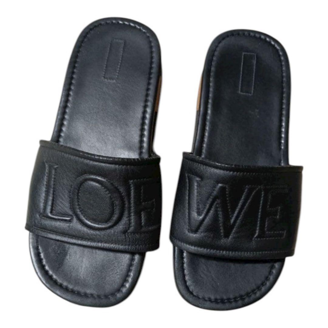 ロエベ　サンダル　レザー　LOEWE　メンズ 楽天市場】ロエベ LOEWE サンダル ミュール ブラック メンズ 大きい