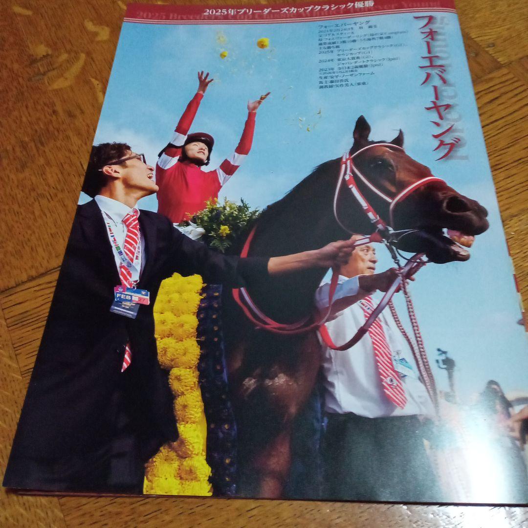 競馬 JRA フォーエバーヤング BC優勝記念レープロ ＆ ポストカード