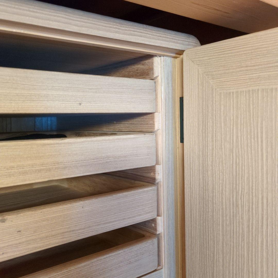 伝統工芸士 一級技能士 長谷川進之介作 最高級工芸品 桐箪笥 着物