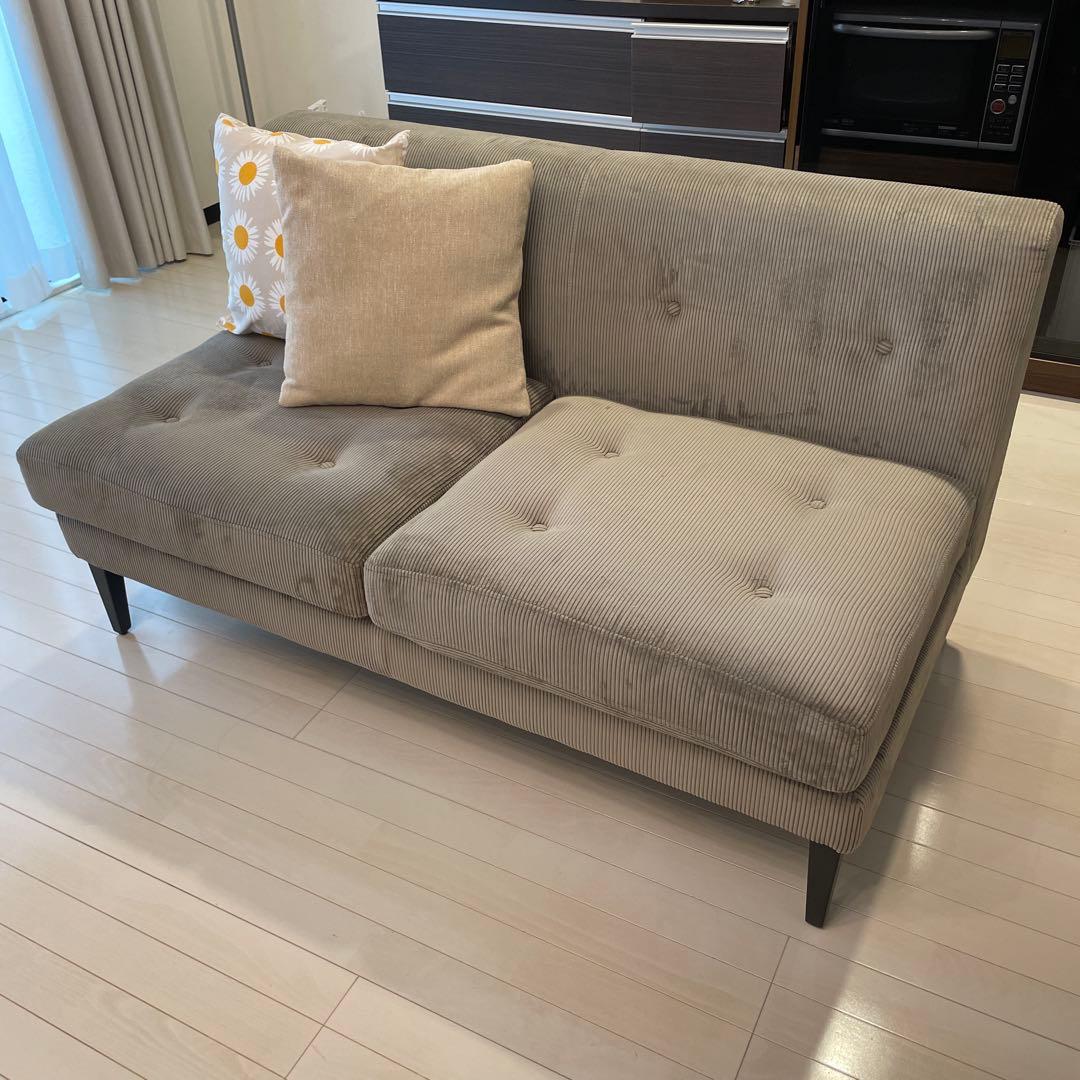 ちゃとCRASH GATE GRESS 2人掛けソファ グレスソファ 2人掛け右肘 木脚 | 家具・インテリア通販サイト CRASH