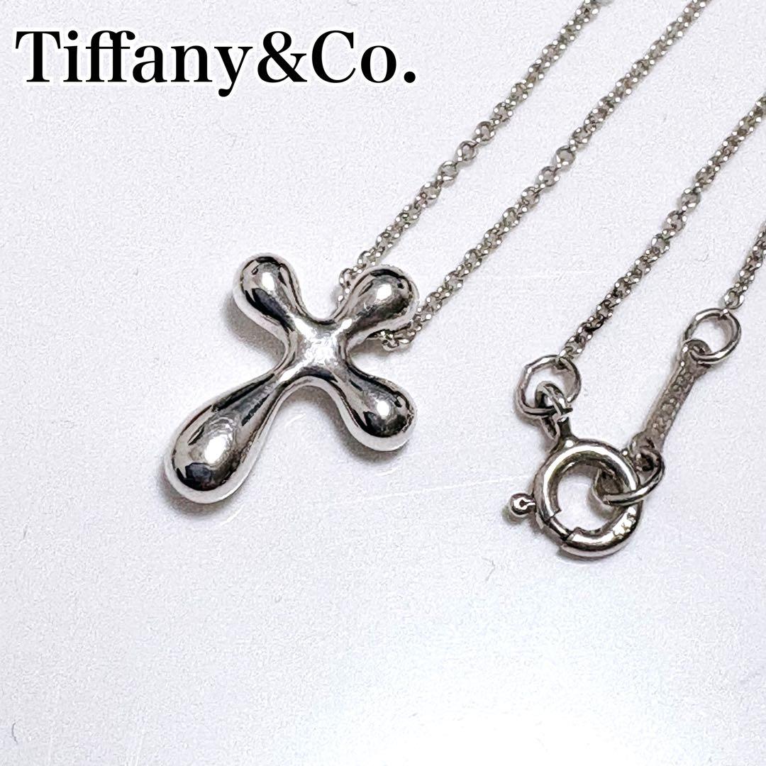 ✨美品✨ティファニー ディアドロップ スモールクロス ネックレス